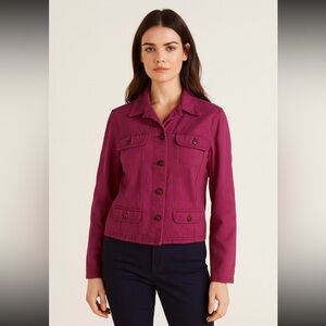 Chadwick’s Women's Purple Jacket Size 16